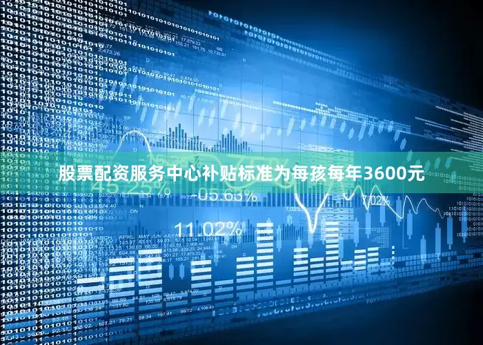 股票配资服务中心补贴标准为每孩每年3600元